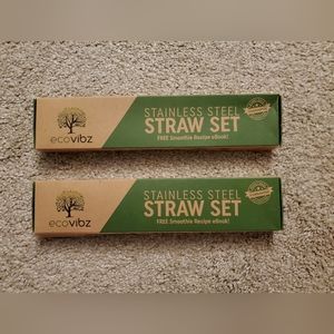 Stainless Steel Straws (2pack)